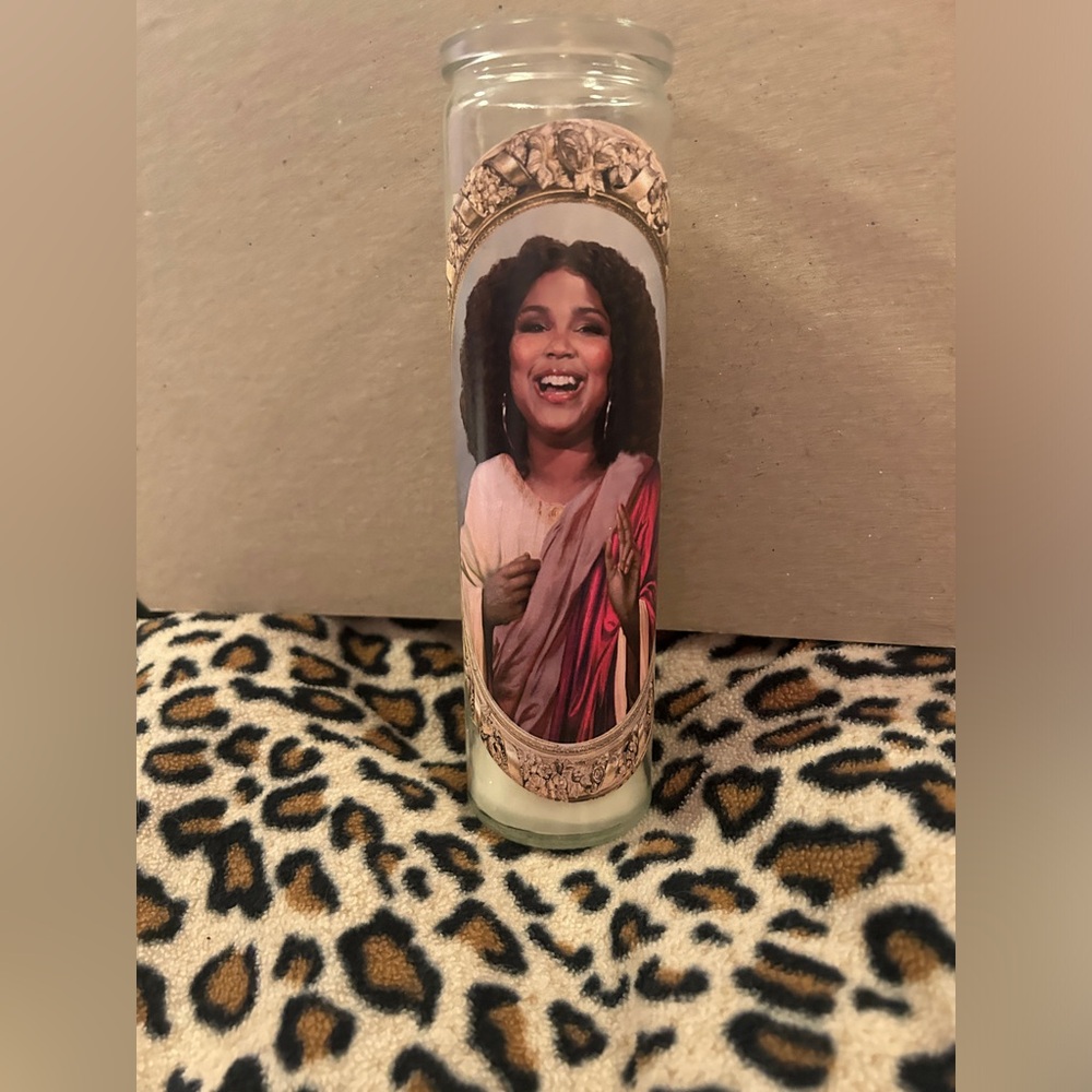 BNIB Lizzo Votive white glass Candle! Vanilla music icon and body positivity!